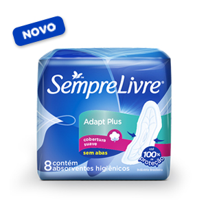 SEMPRE LIVRE® ADAPT PLUS SUAVE SEM ABAS