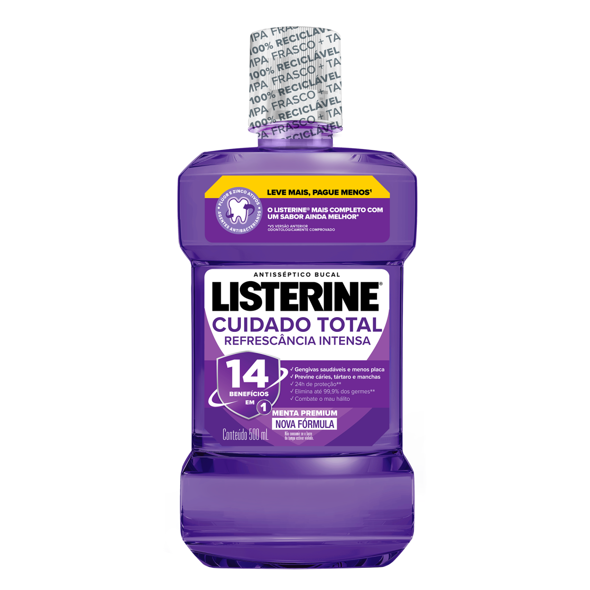 listerine cuidado total intenso