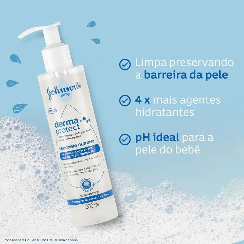 Sabonete líquido Derma Protect textura