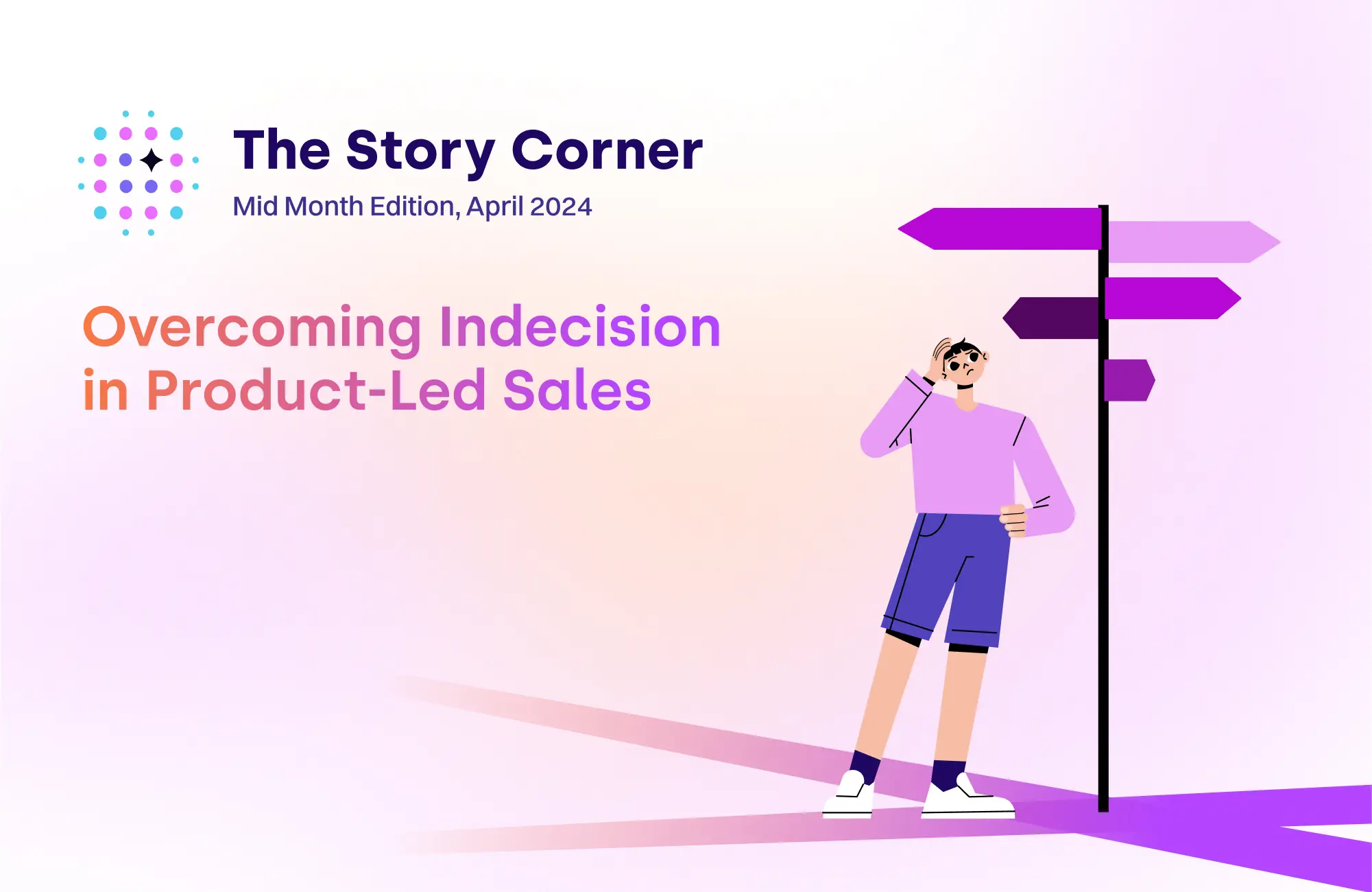 Overcoming Indecision in Product-Led Sales Website