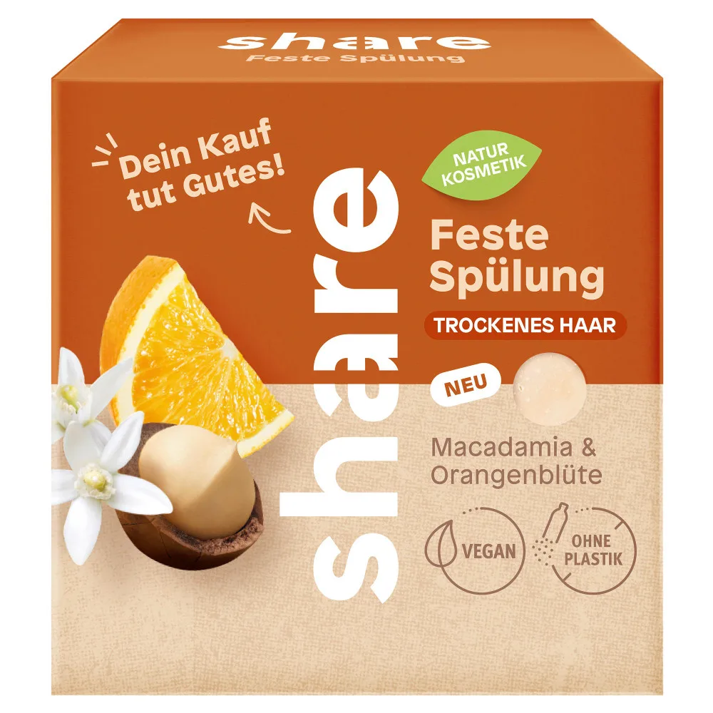 Bild des Produkts Feste Spülung Macadamia & Orangenblüte