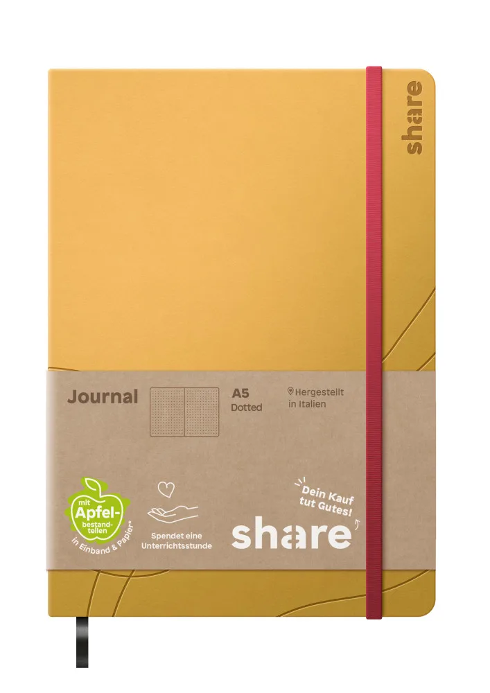 Bild des Produkts Journal A5 gelb
