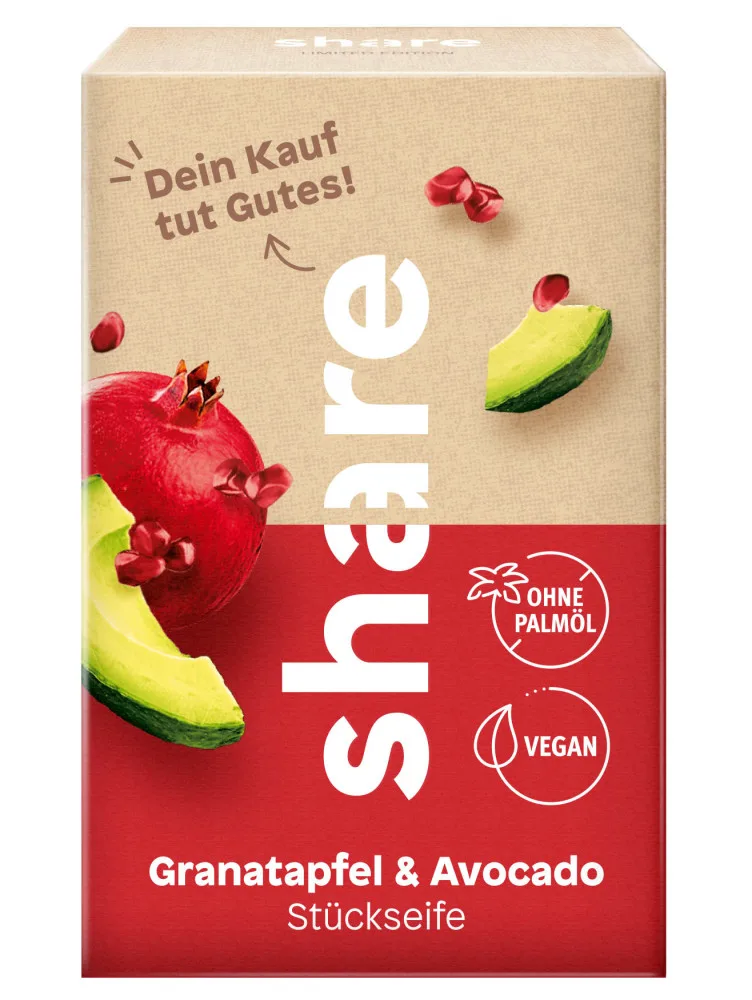 Bild des Produkts Stückseife Granatapfel & Avocado