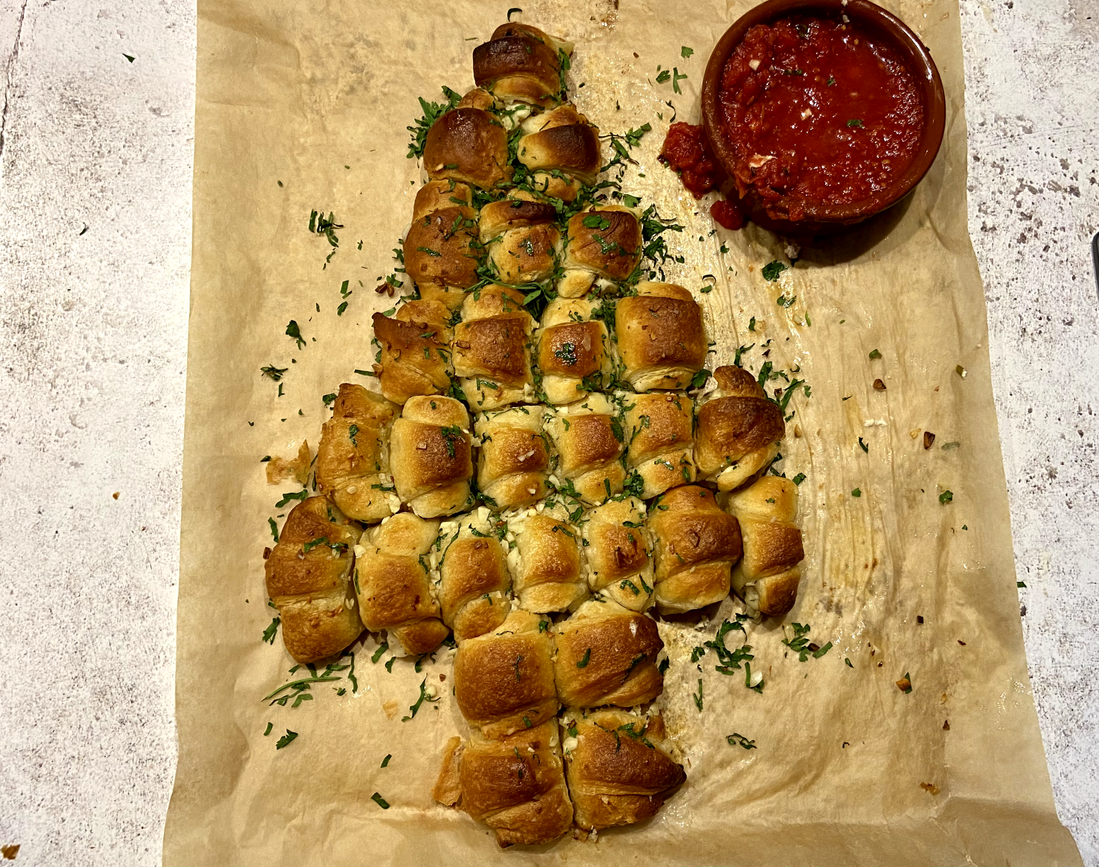 Christmas pull-apart tree