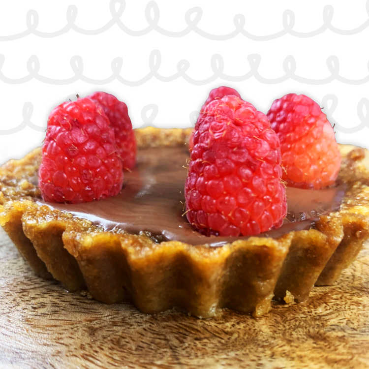 Chocolate, Raspberry, and Biscoff Tart Recipe