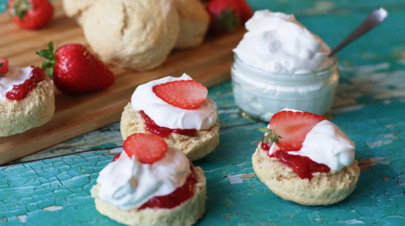 Strawberry and Cream Scones