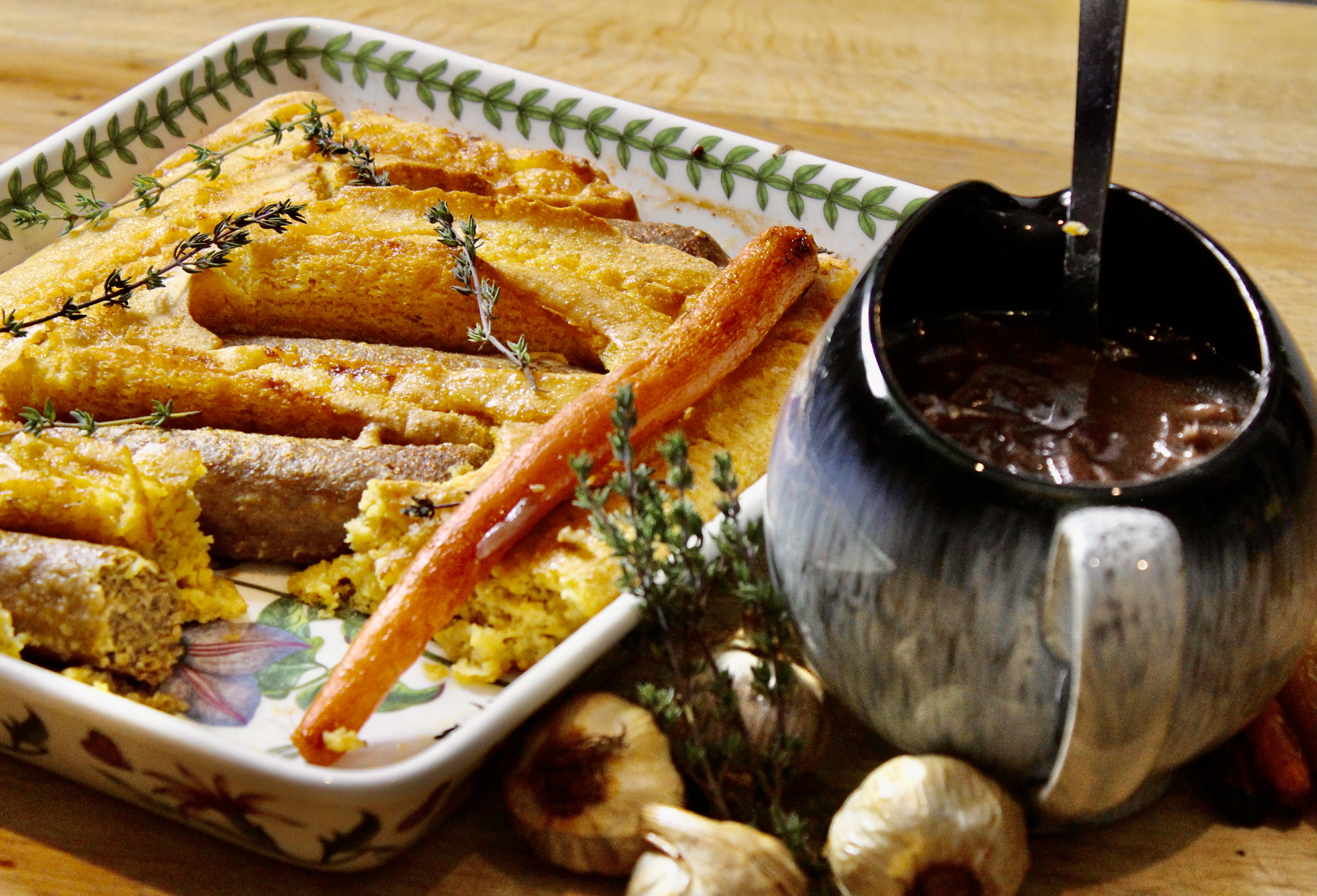 Golden Crispy Toad In A Hole