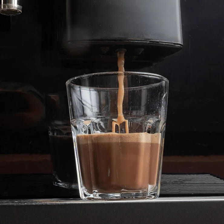 Small-Hot Chocolate in glass - vending Sqaure
