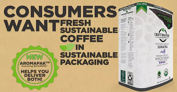 A poster presenting a new aromapak