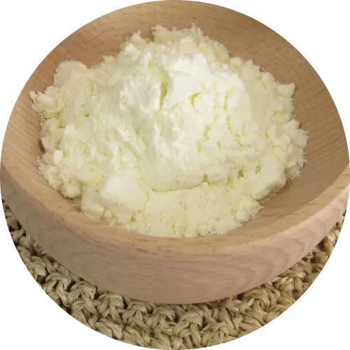 Buttermilk powder circle card image