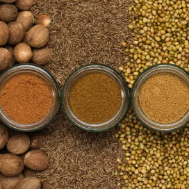 Tropical spices card image