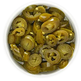 Sliced jalapenos