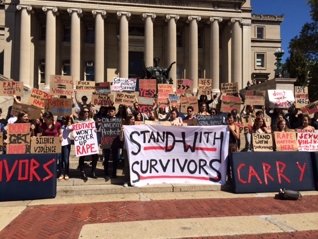 Carry That Weight: Columbia Demonstration Against Campus Sexual Assault