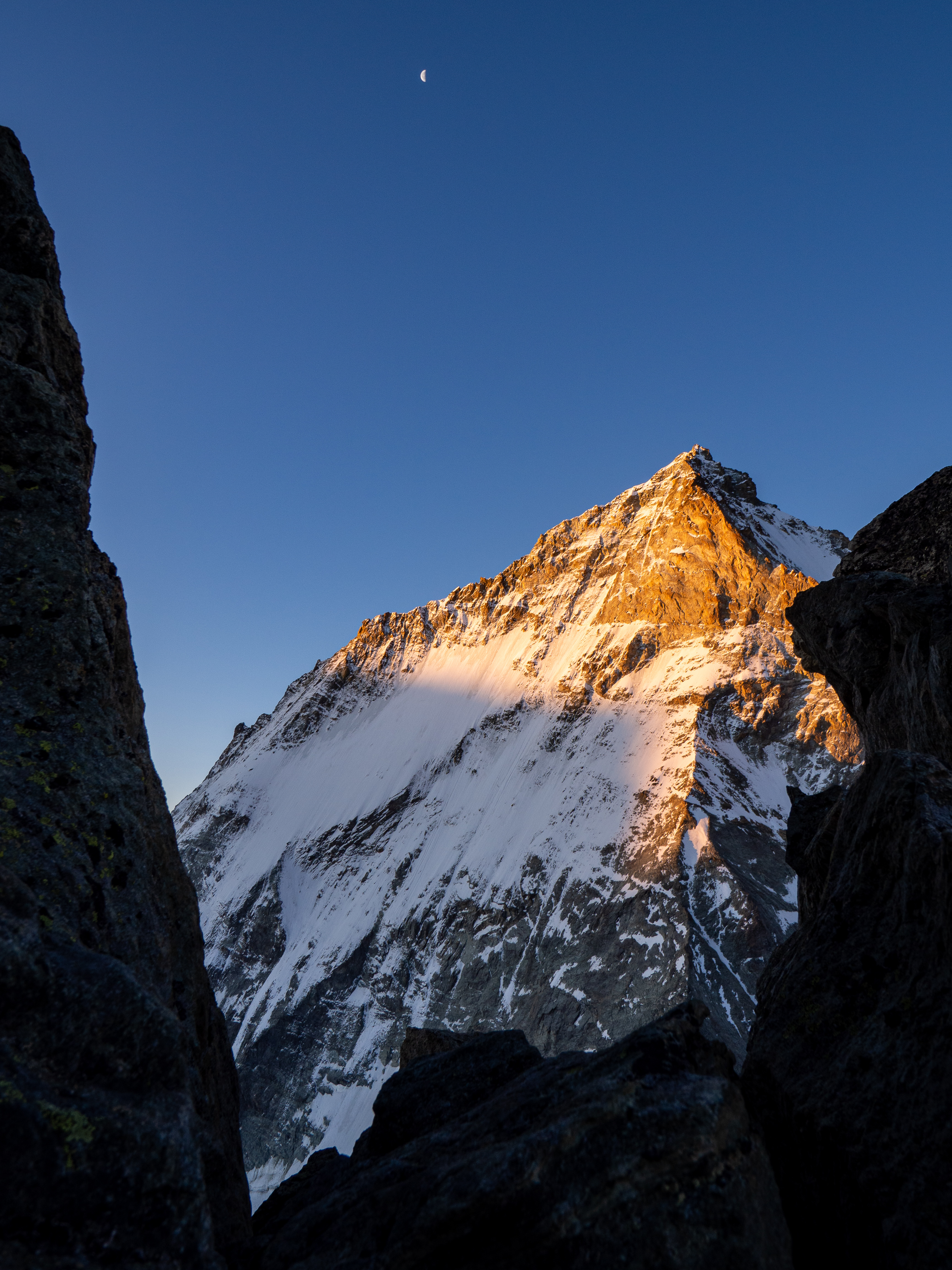 North Face of the Dent Blanche in the morning light