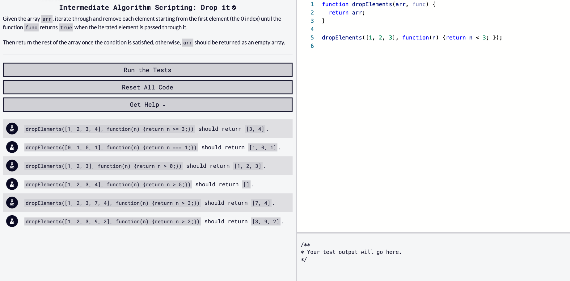 Intermediate Algorithm Scripting - Arguments Optional - JavaScript