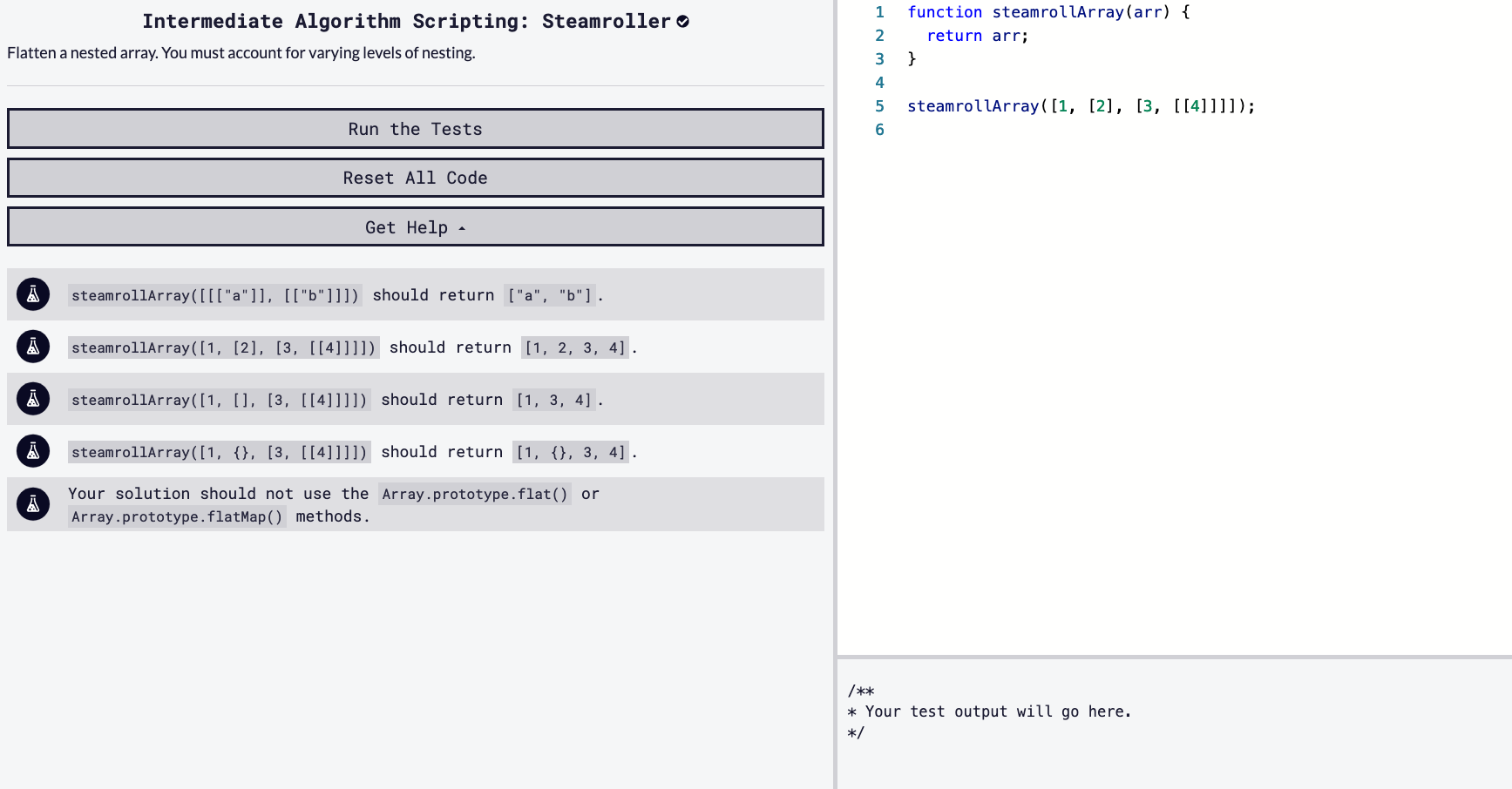 Intermediate Algorithm Scripting - Arguments Optional - JavaScript