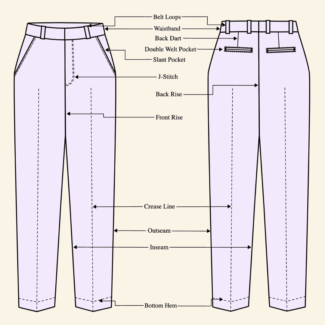 Understanding pant anatomy