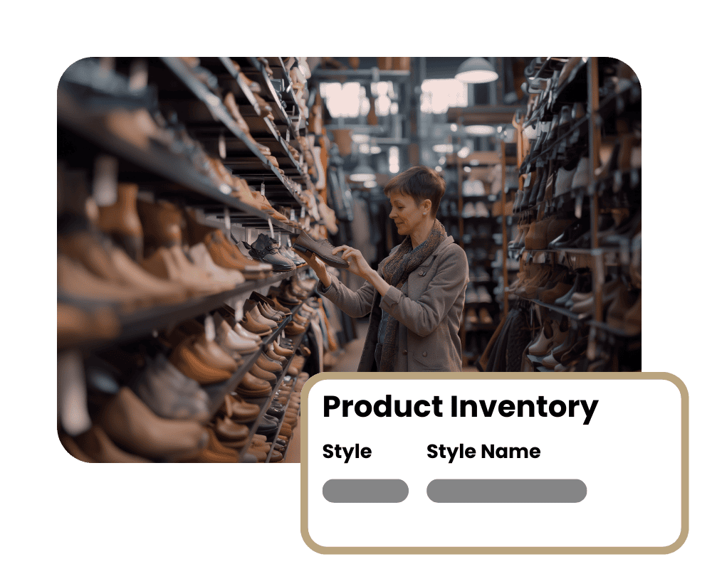 Footwear inventory management system