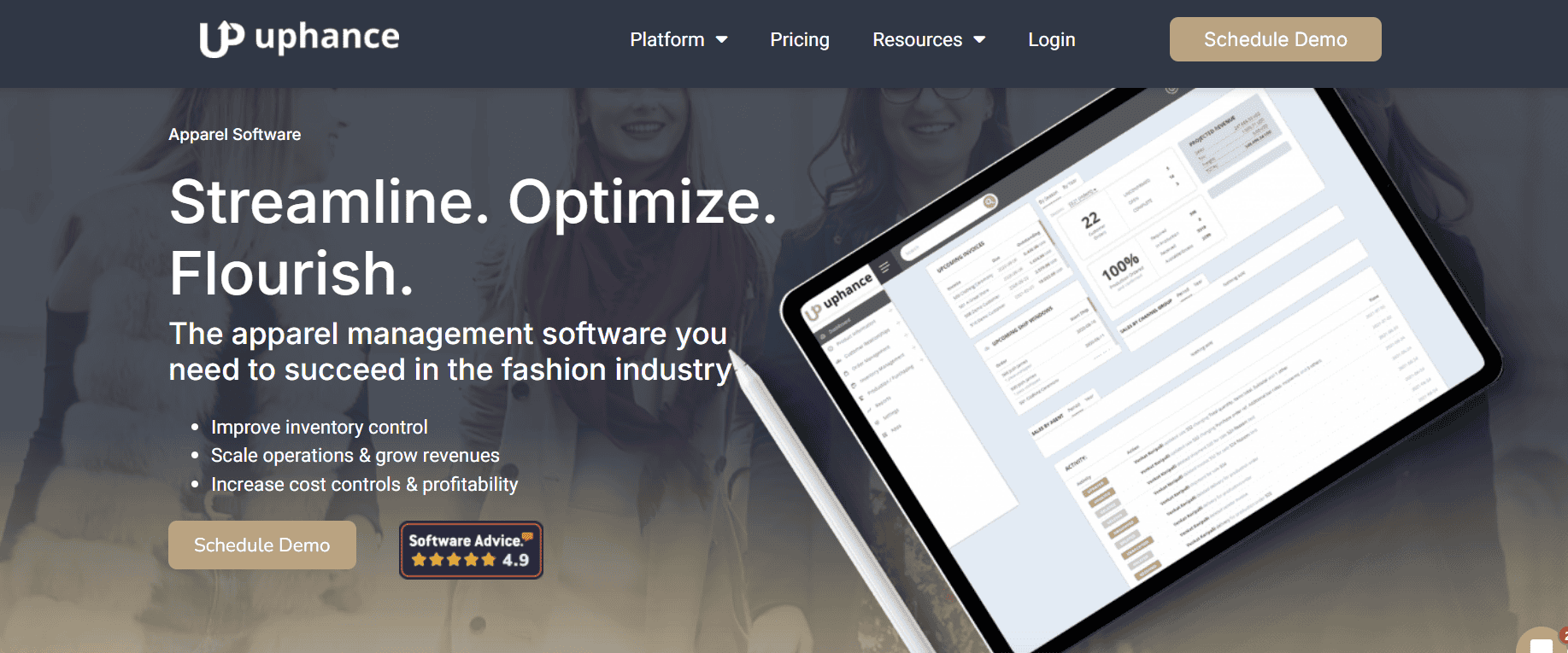 uphance pick and pack software