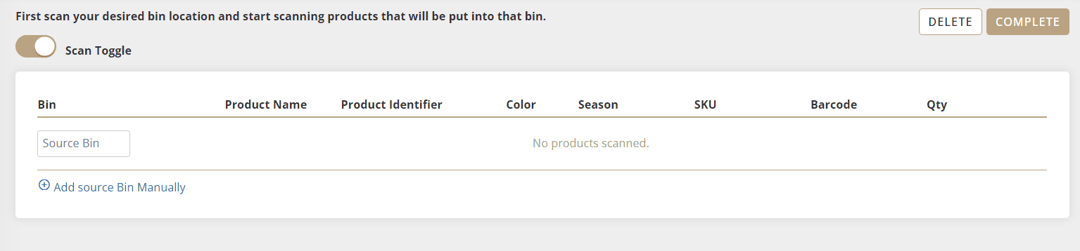 Barcode scanning inventory software