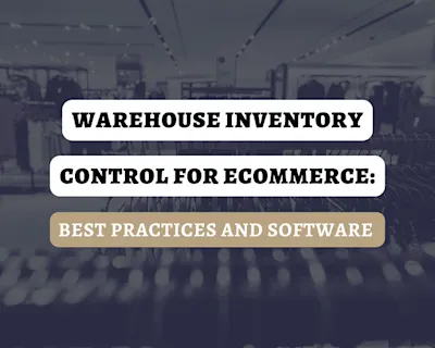 Warehouse Inventory Control for E-commerce: Best Practices and Software
