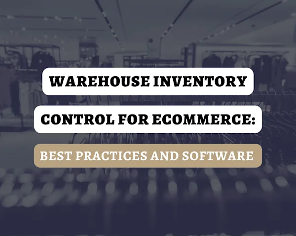 Warehouse Inventory Control for E-commerce: Best Practices and Software