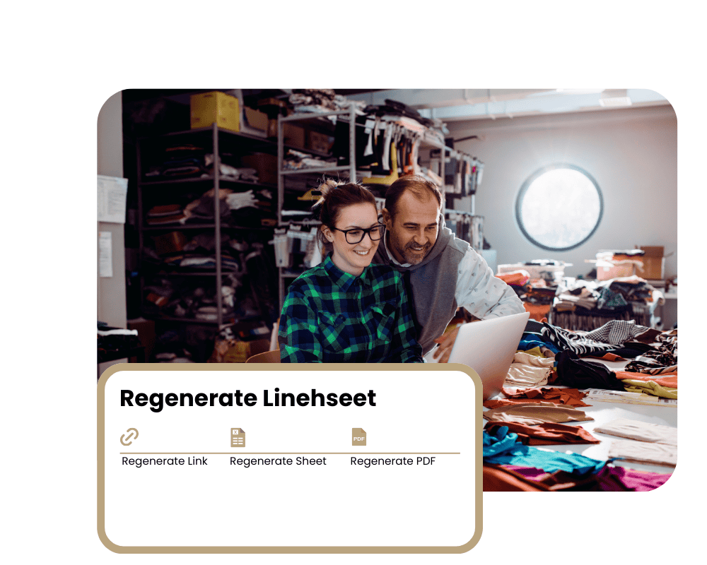 Linesheet maker for fashion brands