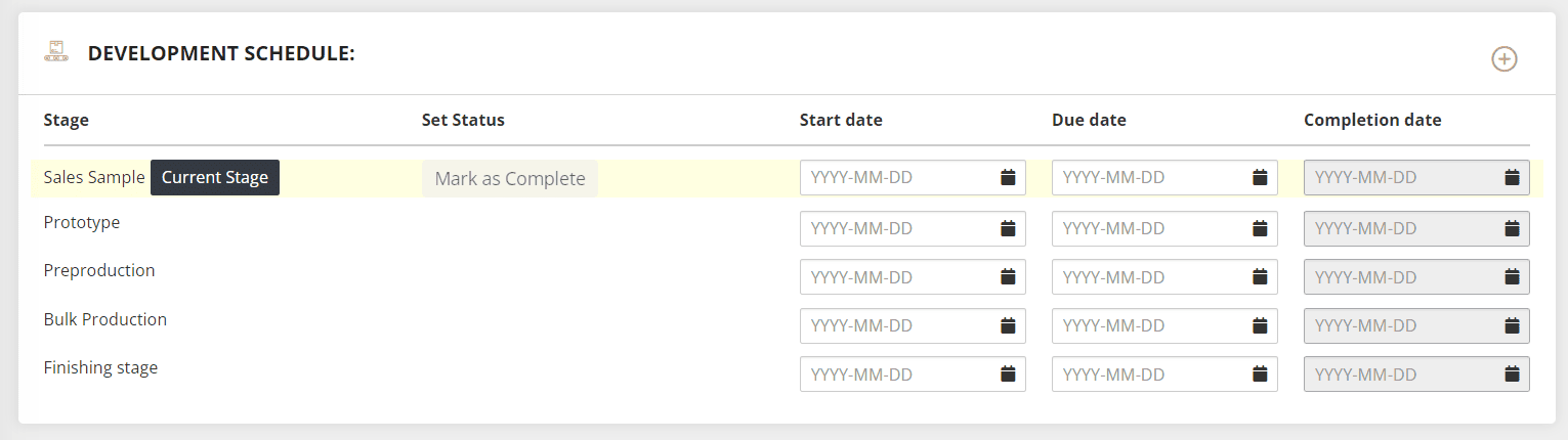 fashion product development stages