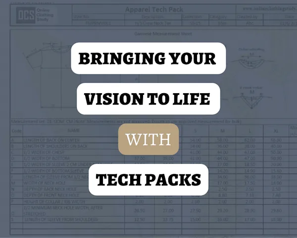How to Create Tech Packs for Fashion