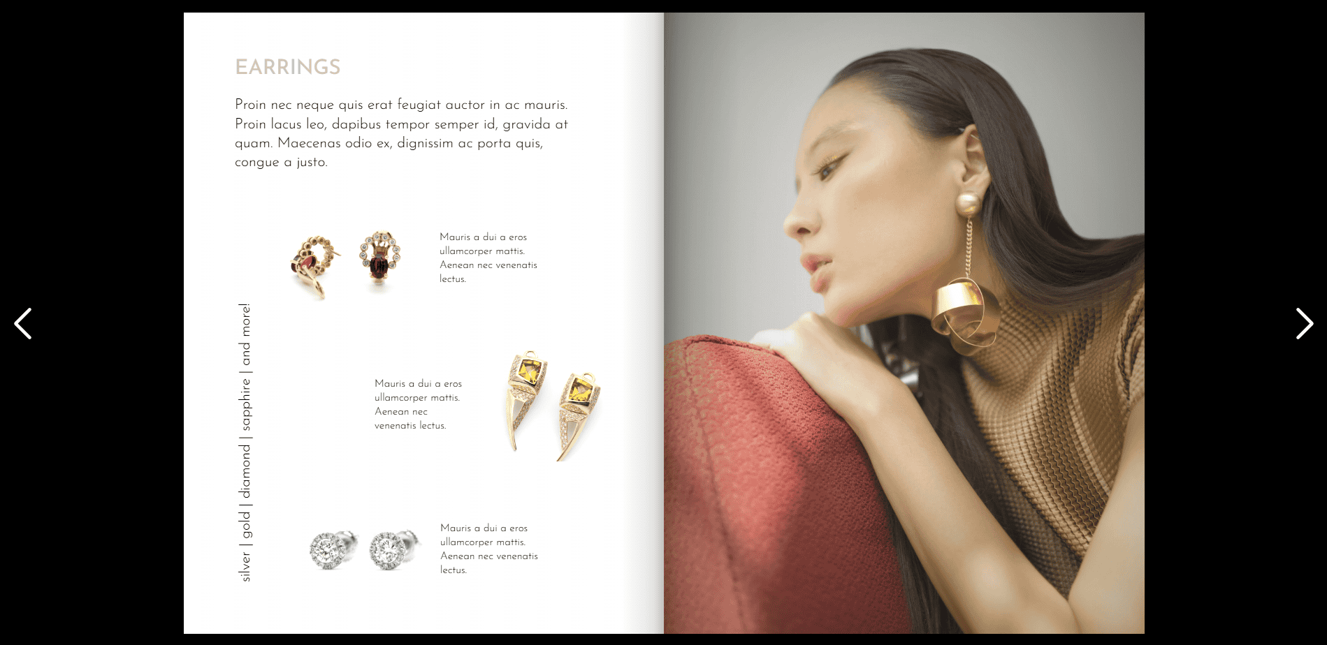 Lookbook example and template