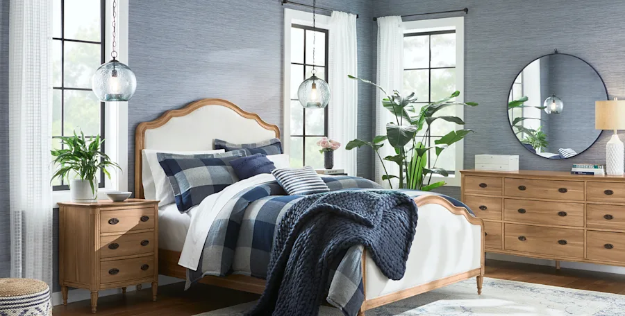 Gallery - Inspiration - Wallpaper Patterns - Scott Living Cobalt Warp and Weft - Image