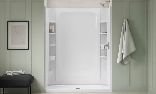Tub to Shower Conversion at The Home Depot