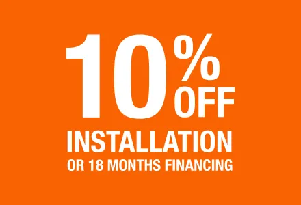 10% Off Fencing Installation + 18 Months Financing Promotion