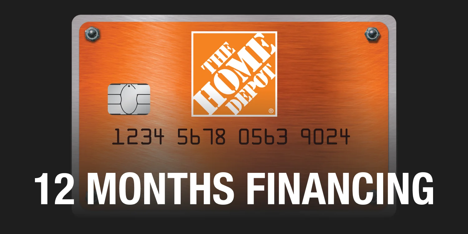 12 Months Financing promo