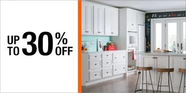 Up to 30% Off Thomasville™, KraftMaid®, & American Woodmark® Cabinets promo