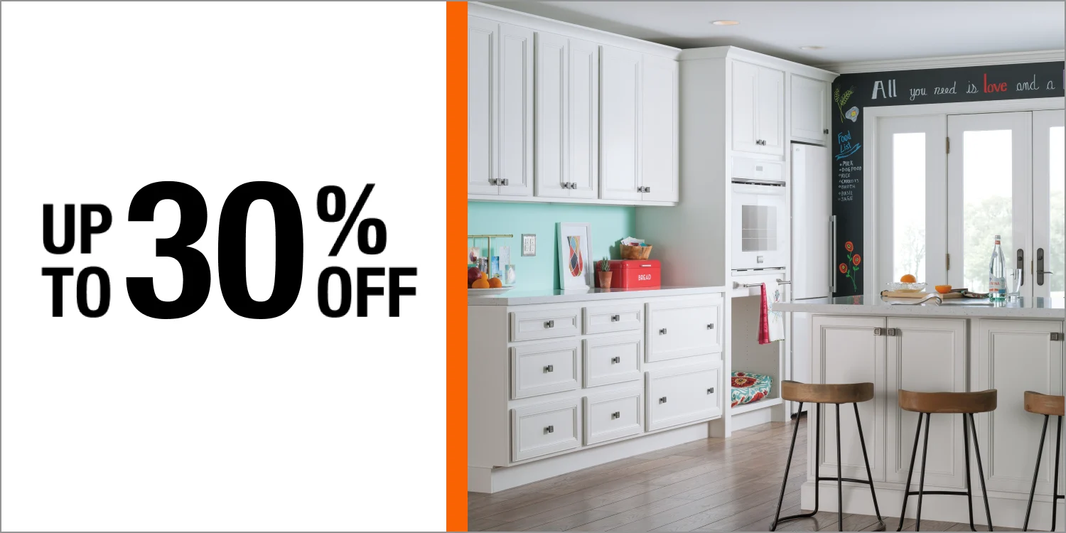 Up to 30% Off Thomasville™, KraftMaid®, & American Woodmark® Cabinets promo