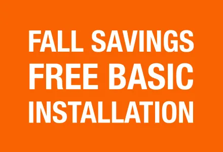 Fall Savings Free Basic Carpet Installation Promotion