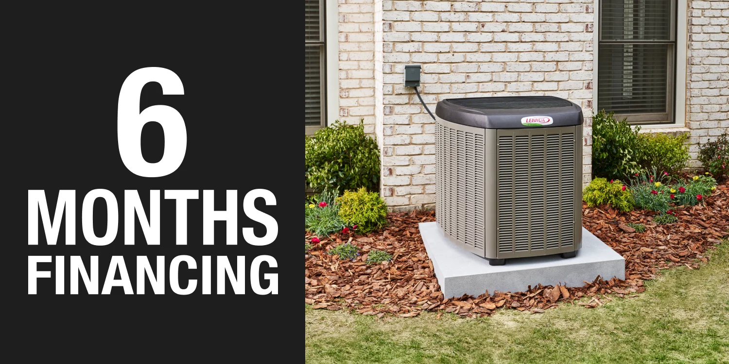 6 Months Financing promo