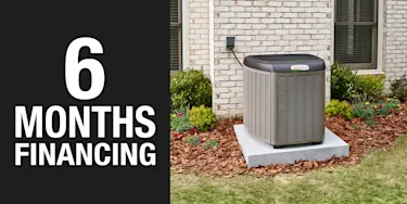 6 Months Financing promo