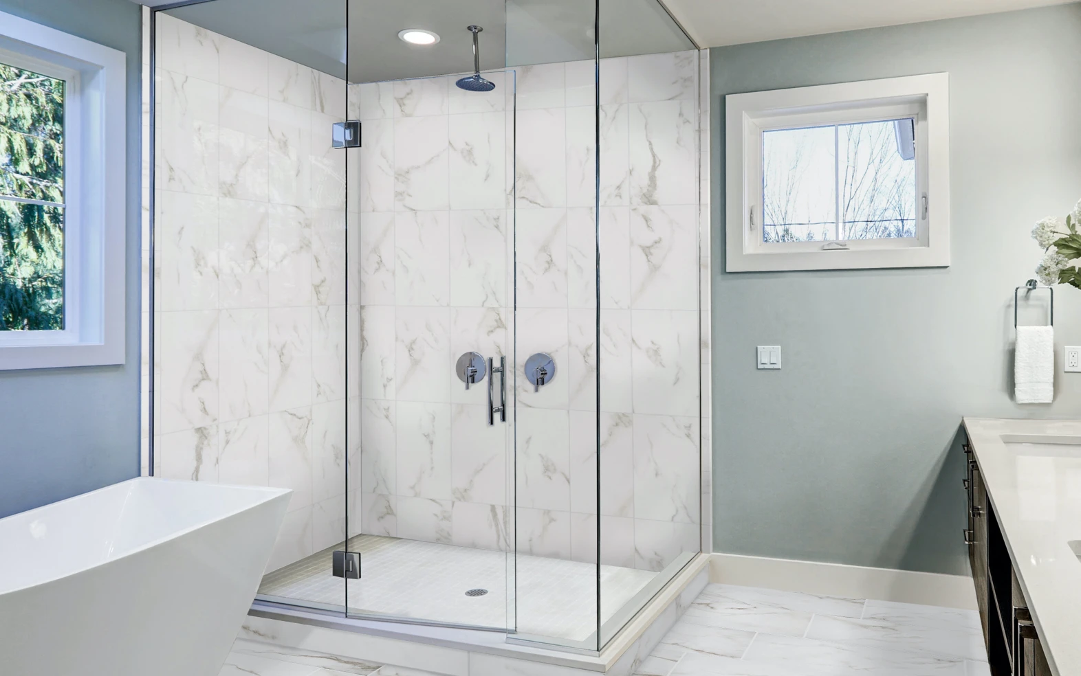 Shower Tile Installation