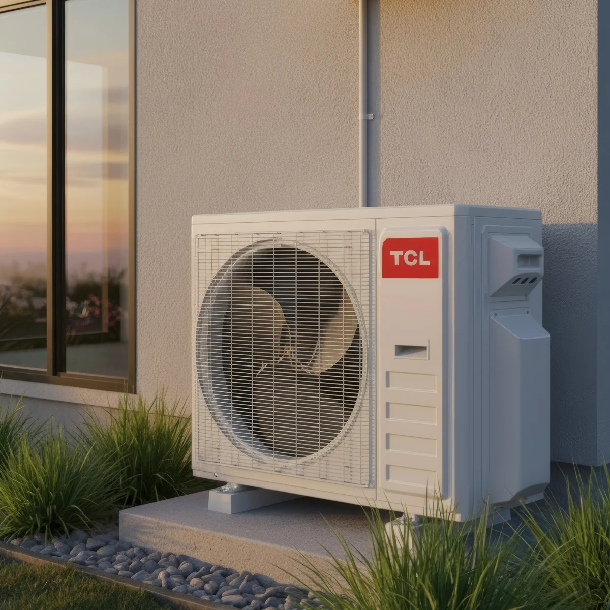 Outdoor Ductless Mini Split Heat Pump Air Conditioner Unit