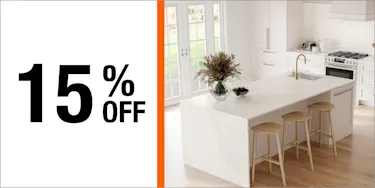 15% off Select Custom Countertop (April) article promo