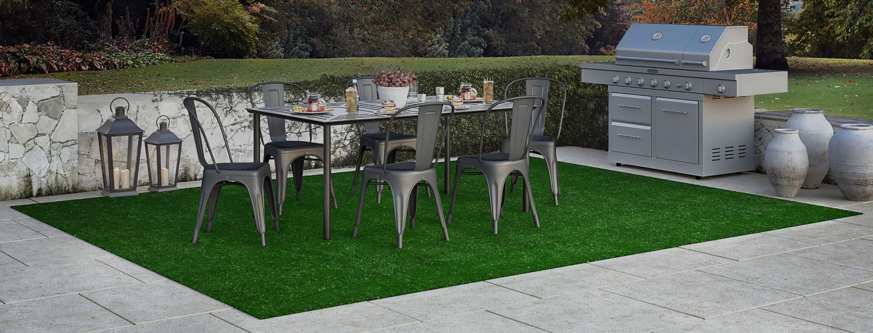 Artificial Grass Installation at The Home Depot