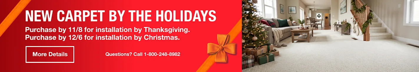 Carpet Install Holiday promo 2026