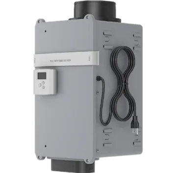 An AprilAire fresh air ventillation device