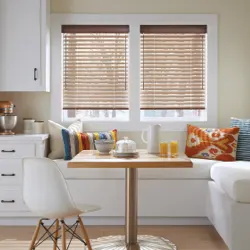 Banner - Shop Blinds; orange blinds icon