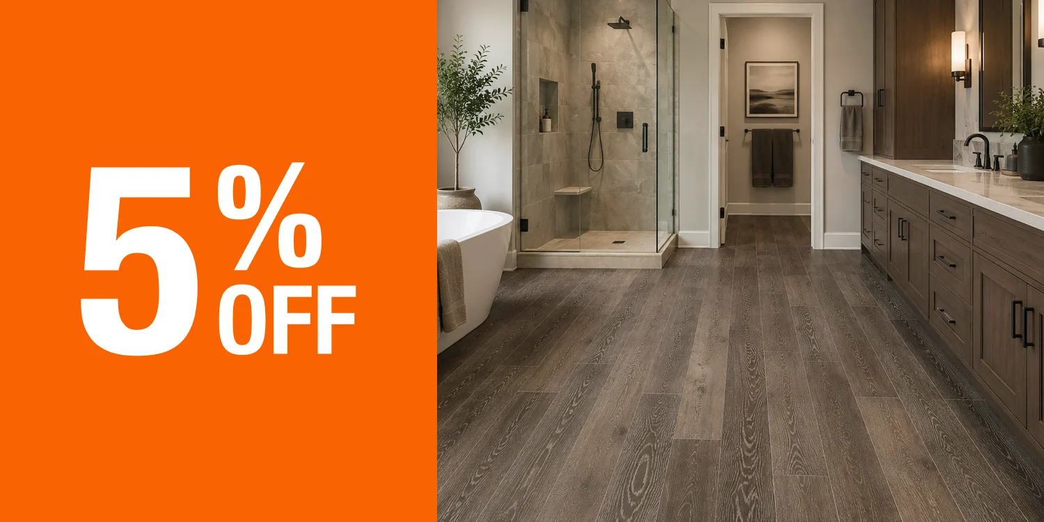 5% Off Flooring & Installation Promotion