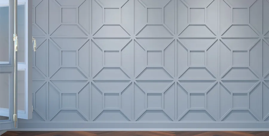 Gallery - Inspiration - Trimwork Styles - Geometric Wall Paneling - Image