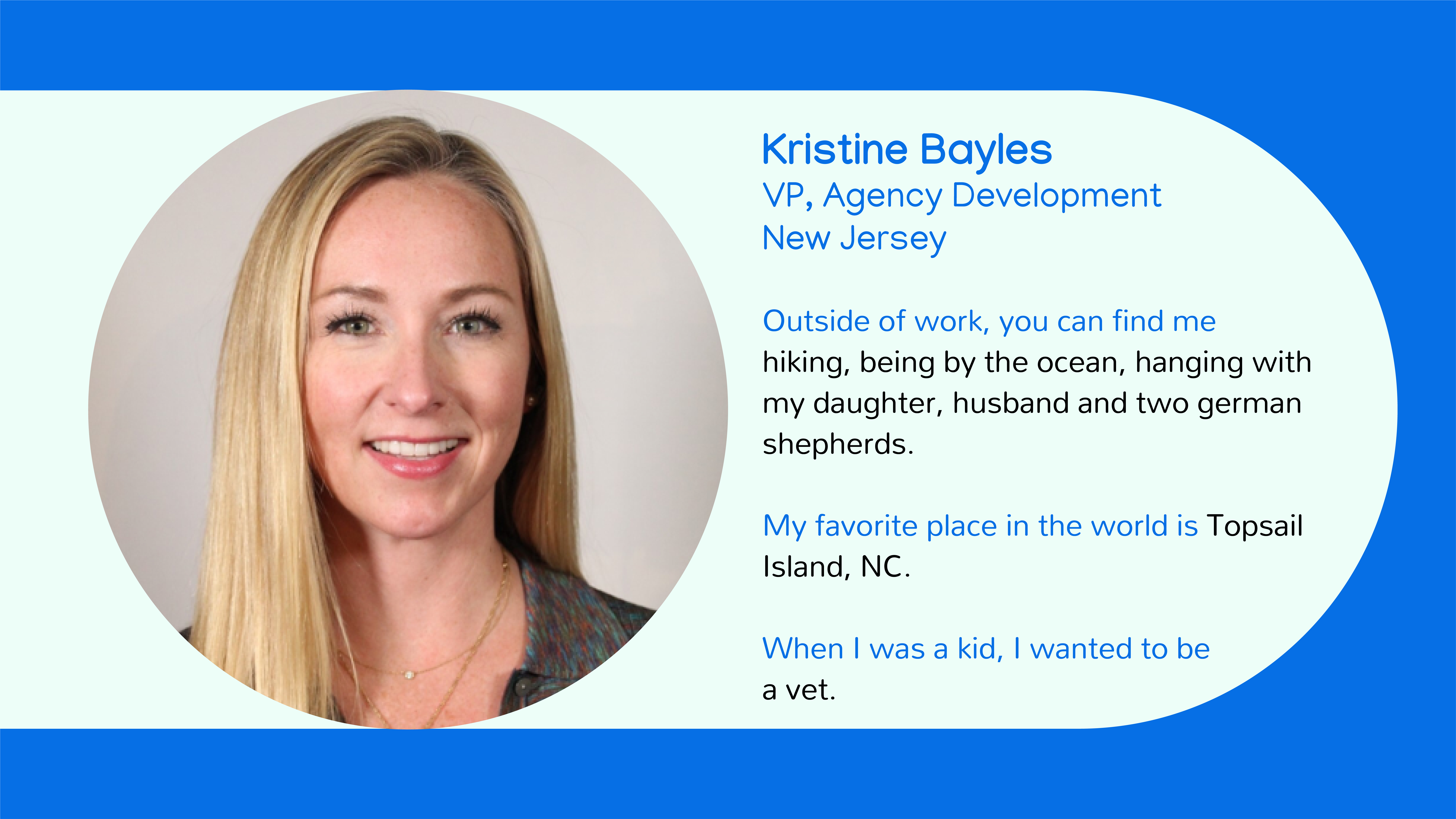 New Hire Blog - Kristine Bayles
