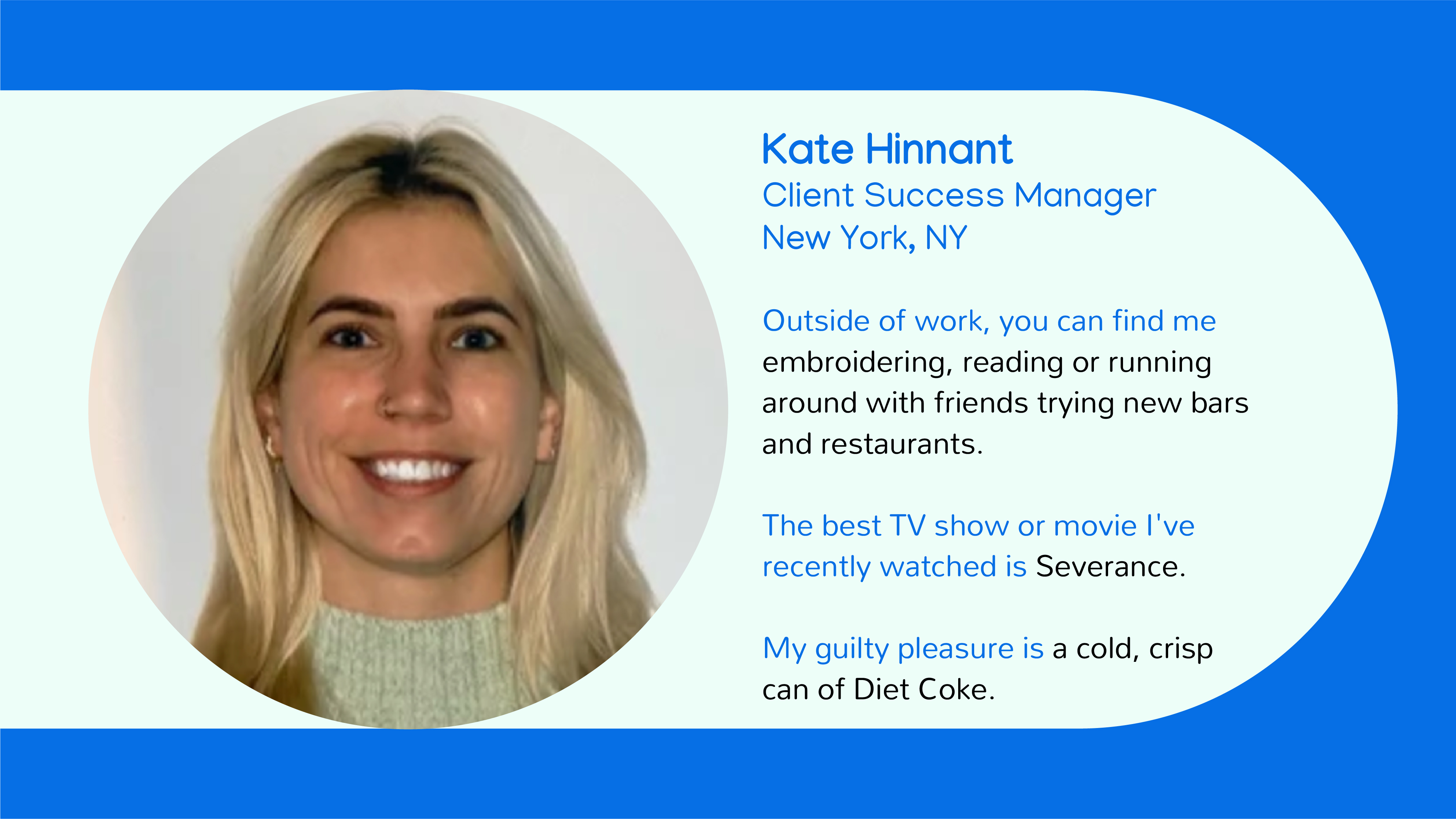 New Hire Blog - Kate Hinnant